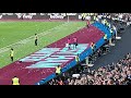 West Ham are massive | Crazy crowd scenes at the final whistle | West Ham 3-2 Chelsea