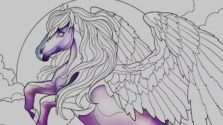 Download lagu How To Draw An Alicorn (Unicorn & Pegasus) | How To Draw Pegasus Unicorn Step by Step #unicorn mp3
