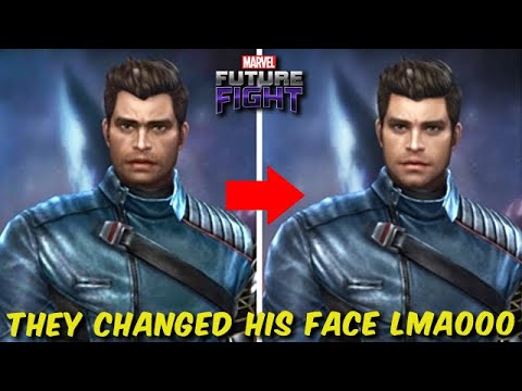 WE GOT A PATCH TO CHANGE BUCKY'S FACE LMAOOOOO - Marvel Future Fight