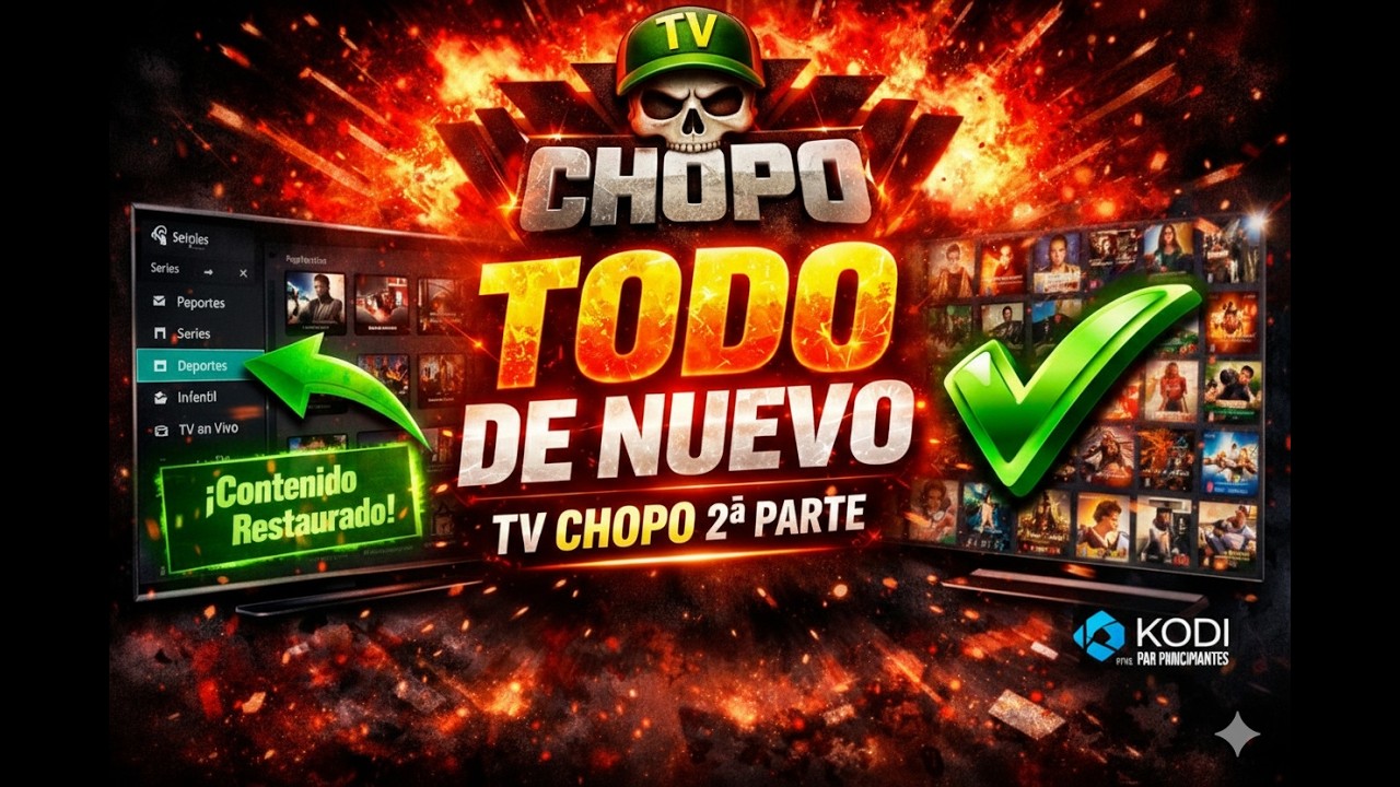🟢 NO TE LO ESPERAS… TV CHOPO ya está COMPLETO 🔥 Parte 2 2026 ✅️