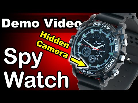 Шпионские часы HD 1080p — с ночным видением и детектором движения — ЛУЧШАЯ ДЕМО!