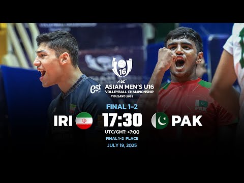 IRI VS PAK I GOLD MATCH I 2ND ASIAN MEN'S U16