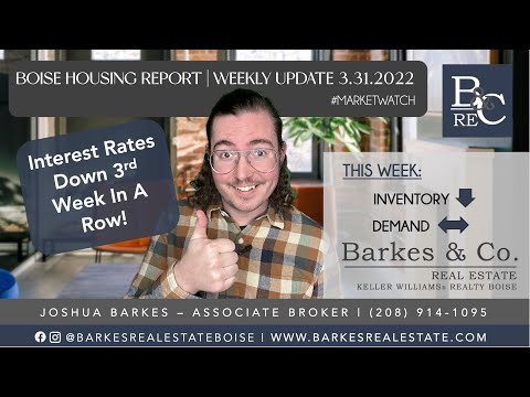 Rates Continue To Decline After Fed Increase  | Boise Housing Update 03.31.2023