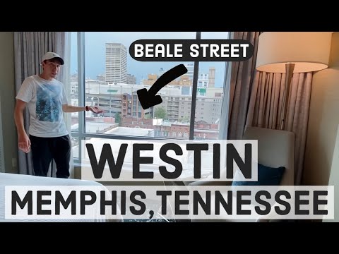 The Westin Memphis Beale Street!! Hotel review/ Tour! BEST Hotel Steps From Beale Street!