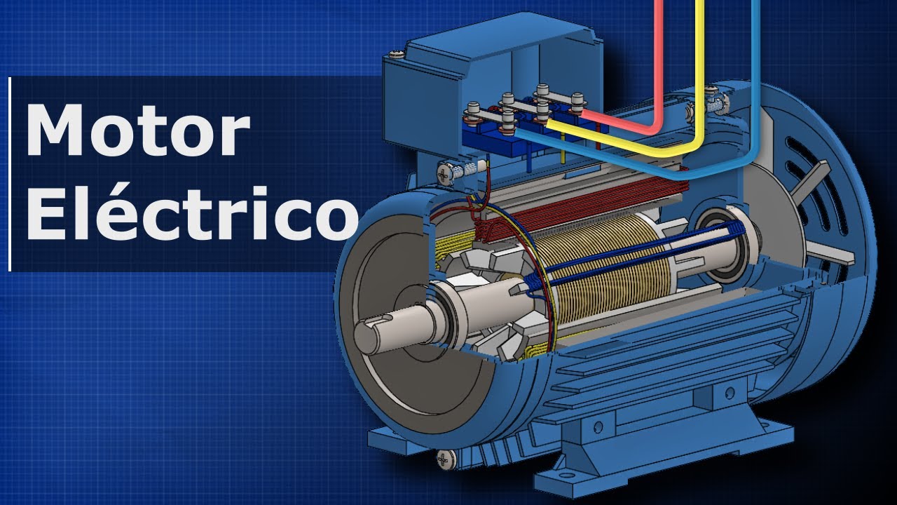 Cómo Funcionan los Motores Eléctricos - Motores de Inducción de CA Trifásicos Motor de CA