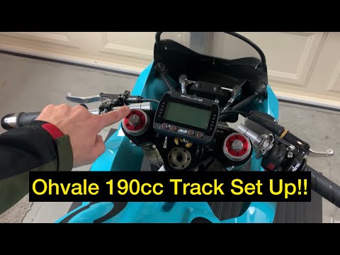 Ohvale GP-0 190cc TRACK SET UP!!