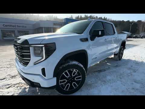 2026 GMC Sierra 1500 Crew Cab Short Box 4-Wheel Drive AT4 in White for sale at Boyer Chevrolet Buick GMC Bancroft in Bancroft, ON