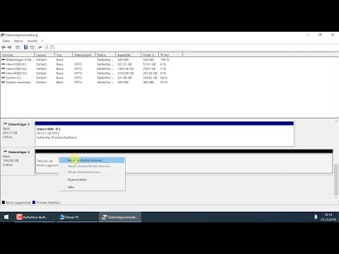Initialize, partition, create, and format a new hard drive – Windows tutorial