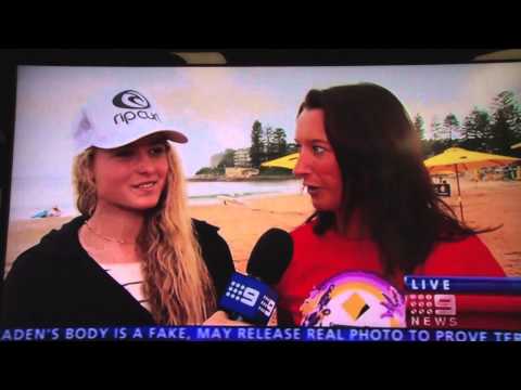 Nikki van Dijk and Layne Beachley Channel 9 Interview.