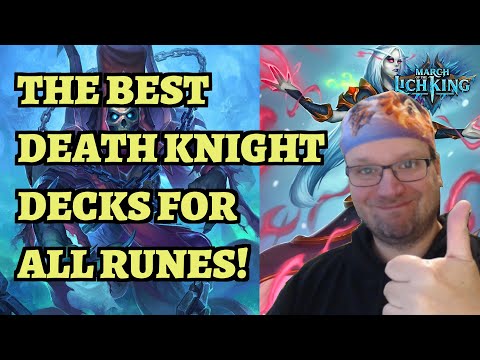 The BEST Death Knight Decks for All Runes - Unholy, Blood, and Frost - Hearthstone Lich King