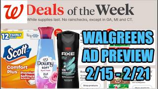 WALGREENS AD PREVIEW (2/15 - 2/21)