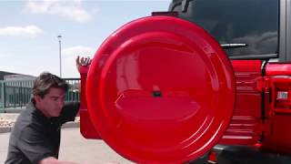 Installation Video - Boomerang Rigid Tire Covers for the Jeep® JL Wrangler (w/ back-up camera)