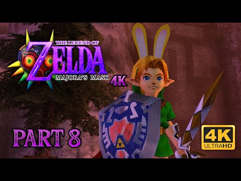 Zelda Majora's Mask 3D 4K 100% Walkthrough - Part 8 (Snowhead Extras & Gilded Sword)