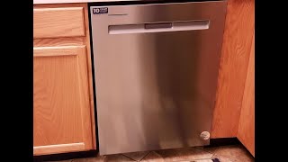 How to install a new Maytag dishwasher