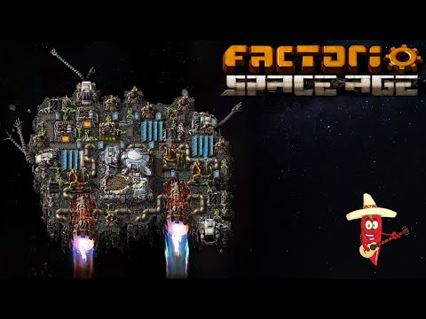 Factorio Space Age s07e15 Расширение Вулкана 2  и первый челнок на Навиус