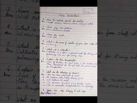 Class 8 science | chapter 1 crop production and management | extra question/answer👈