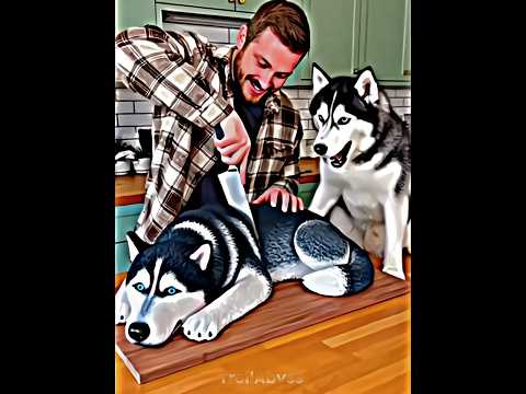 Animals reaction on fake cake cutting. #edit #shorts #shortsfeed #fakecake