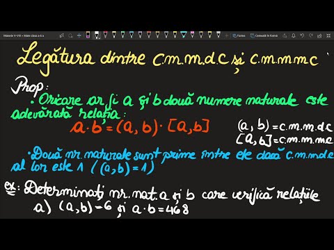 The connection between cmmdc and cmmmc 6th grade Theory Exercises (Learn Mathematics Easily-Onlin...