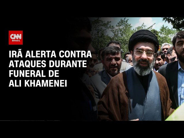 Irã alerta EUA e Israel contra ataques durante funeral de Ali Khamenei | CNN PRIME TIME