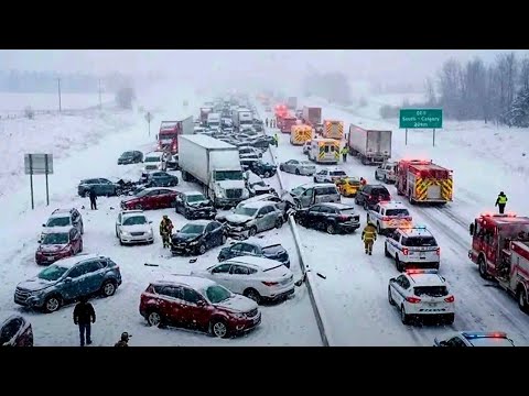 California in Chaos and Paralysis || Extreme Snow, Flooding, Storms, and Mudslides Destroy Cities