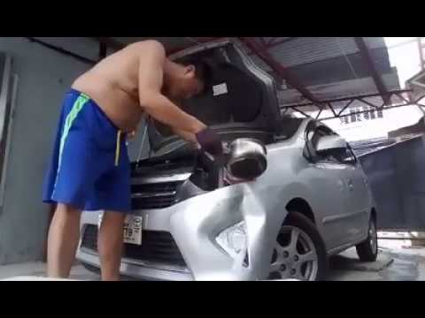 How to fix your damage bumper using Hot Water