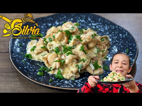 CAMARONES CREMOSOS ACOMPÁÑALOS con una RICA PASTA 🍝🦐🥓