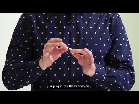 How to attach or remove an SDS4.0 receiver for Phonak Audéo Life, Audéo Fit, and Slim