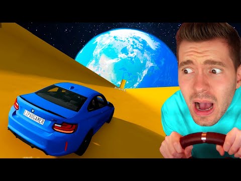 DESCI a ladeira no PLANETA TERRA no BeamNG Drive!