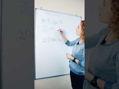 Lili shows you the classic method of calculating percentages