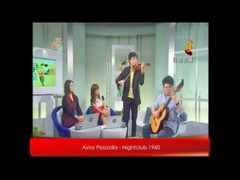 Piazzolla Nightclub 1960 - First Chinese TV Interview - Kevin Loh/Loh Jun Hong