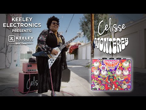 Keeley Electronics Presents: Artist Series Celisse Monterey Fuzz Rotary Vibe - Demo
