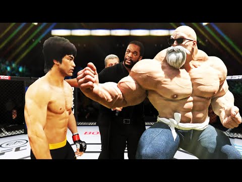 PS5 | Bruce Lee vs. Old Cool Grandfather (EA Sports UFC 4)