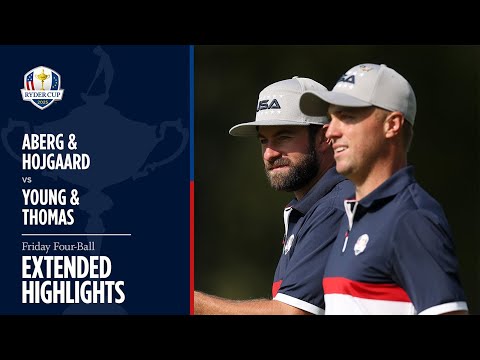 Aberg/Hojgaard vs Young/Thomas Extended Highlights | Friday Four-Ball | 2025 Ryder Cup