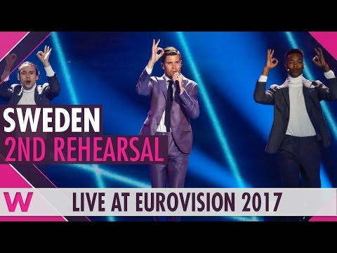 Second rehearsal: Robin Bengtsson “I Can’t Go On” (Sweden) Eurovision 2017 | wiwibloggs