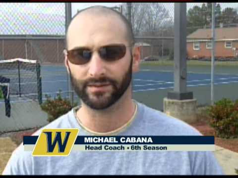 Wingate Tennis - Practice report with Coach Cabana, Tiffany Williams, and Neal Towlson - January 27