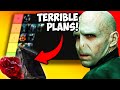 Ranking Voldemort's TERRIBLE Plans - Harry Potter Tier List