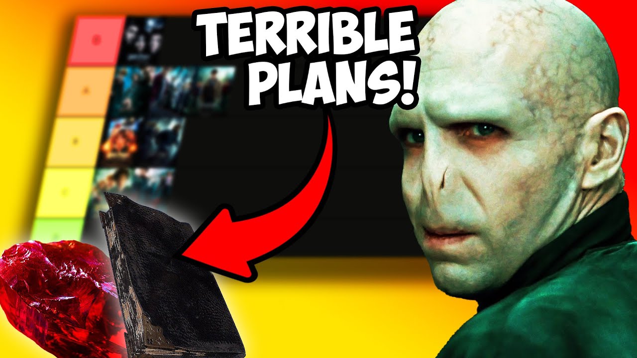 Ranking Voldemort's TERRIBLE Plans - Harry Potter Tier List