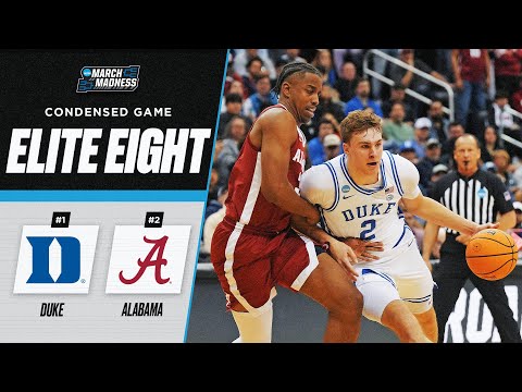 Duke vs. Alabama - Elite Eight NCAA tournament extended highlights