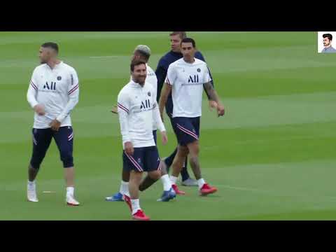 15 Minutes D'entraînement Avant Stade Brestois Messi/Neymar | PSG - Paris Saint-Germain