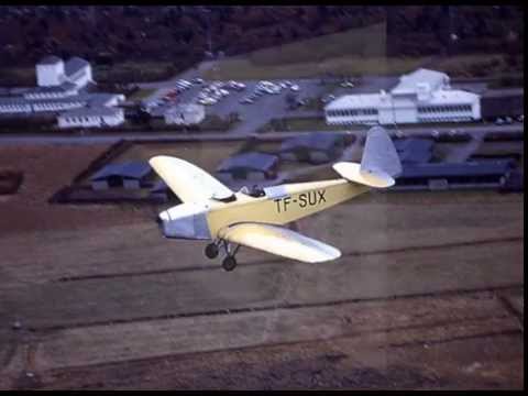 Last flight of Vintage Klemm airplane (1982)