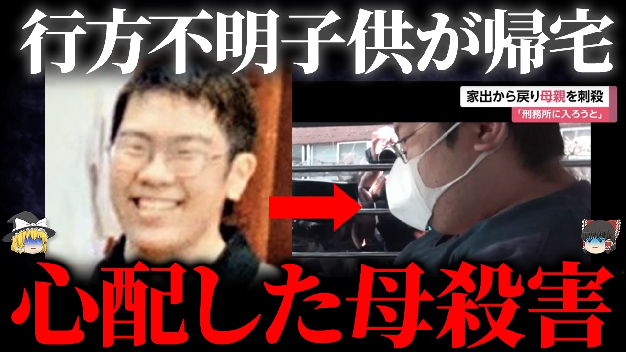 【ゆっくり解説】2ヶ月いなくなってた息子が突然帰宅。警察に電話してた母を襲う...
