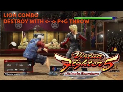 VFes VF5us lion combo 46p+g throw vf5fs