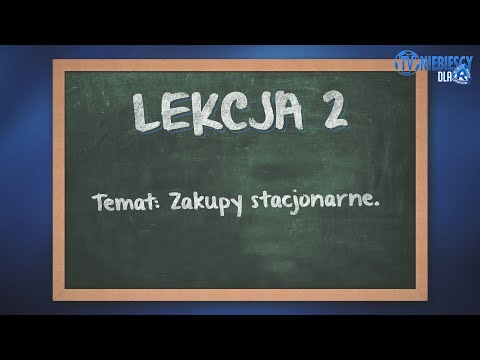 Lekcja 2 - Zakupy stacjonarne #CzasOdbudowy