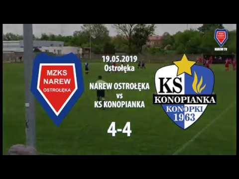 Skrót meczu Narew Ostrołęka - Konopianka Konopki 4-4