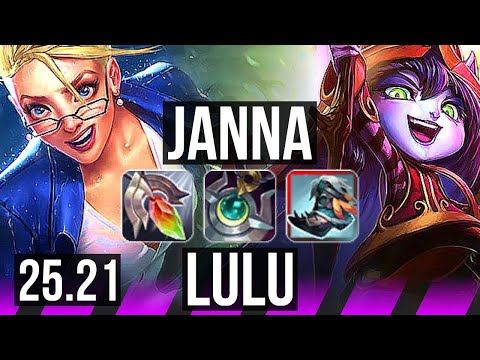 JANNA & Kai'Sa vs LULU & Jinx (SUP) | 5/4/16 | EUW Master | 25.21