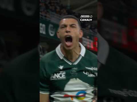Les essais en TOP 14 de Grandidier-Nkanang, auteur d’un doublé pour sa première cape 🤩 #rugby