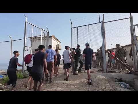 Video Thumbnail: Migrants returning after deadly Spanish border rush
