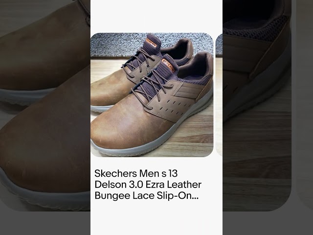 Vídeo relacionado con Skechers Delson 3.0 Ezra, Sneakers Hombre, Dark Brown, 45 EU