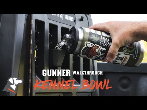 GUNNER Kennel Bowl – Durable, Safe, and Easy to Use for Dogs on the Go