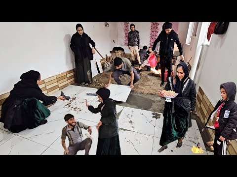 An Amazing Day in Nomadic Life: Effort and Collaboration in Rebuilding a Dream Home